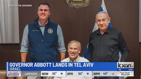 Gov. Abbott travels to Israel amid ongoing war with Hamas