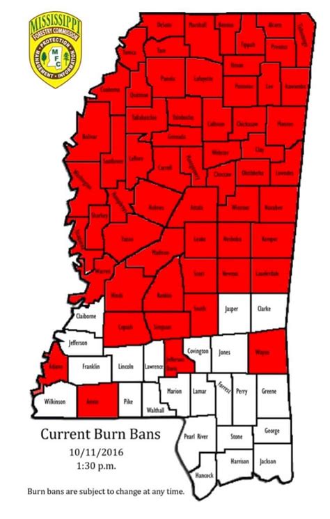 Gov. Bryant Issues Partial Burn Ban - Mississippi Forestry …