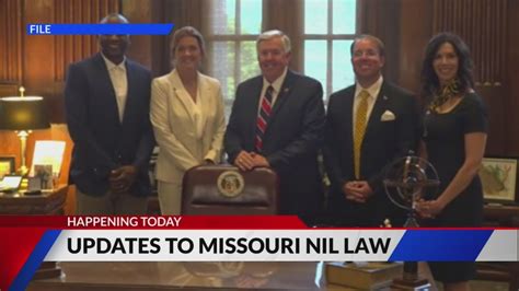 Gov. Mike Parson updating Missouri NIL law