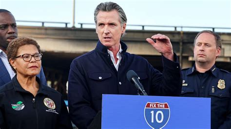 Gov. Newsom: LA’s I-10 freeway to reopen in 3-5 weeks