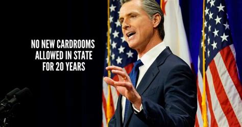Gov. Newsom signs bill establishing 20-year cardroom moratorium in California