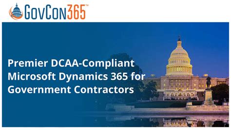 GovCon365 DCAA-Compliant Microsoft Dynamics 365 for …