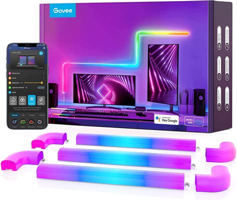 Govee glide music. Govee Glide Hexa Pro 3D Light Panels, RGBIC Hexagon LED Wall Lights, Wi-Fi Smart Music Sync Lights, Works with Alexa & Google Assistant for Living Room 10 Packs ... Govee Glide RGBIC Smart Wall Light, Music Sync LED Gaming Light with 40+ Dynamic Scenes for Decoration, Alexa and Google Assistant, 6 Pcs and 1 Corner. 