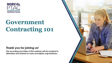 Government Contracting 101 Webinar - YouTube