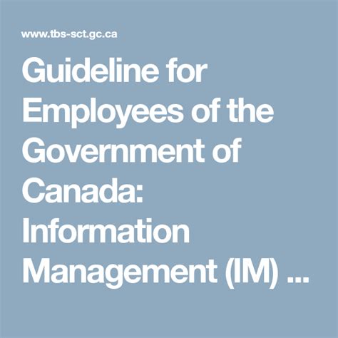 Government of Canada information management - Canada.ca