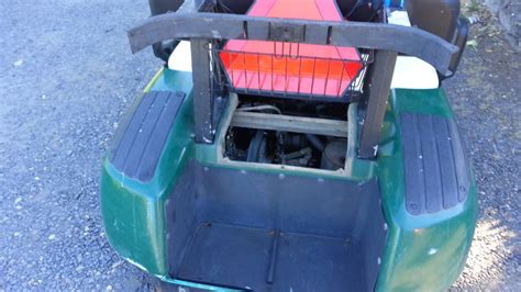 Governor ezgo golf cart. New Member. Oct 27, 2020. #1. Hi all, we recently bought a 2017 EZGO L6 Express with a FJ400D Kawasaki engine. It runs well, but is backfiring loudly at times when letting off the gas when having run at higher speeds. I just replaced the carb and it seems to run even faster now, but is still backfiring. I (think) I can sometimes keep it from ... 