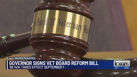 Governor signs bill for four years of Texas Veterinary Board oversight