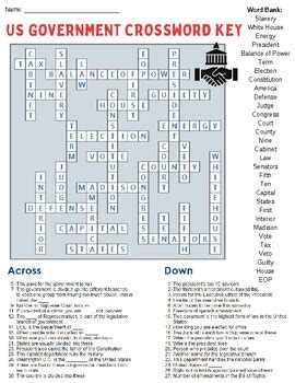 Govt. agent - crossword puzzle clue