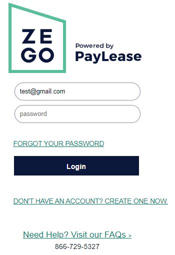 Gozego payment. 866-729-5327. Login to your Zego account to make a payment to your property management company or homeowner association, or to manage your company’s account. 