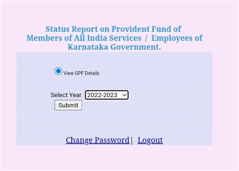 Gpf statement karnataka. in to https://www. in/, allows Karnataka state emplo...