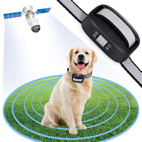Gps fence for dogs. Adjustable stimulus intensity from 0 to 3 levels. GPS fence system uses satellites to accurately locate and define the safe area for your pets, the safe area is up to a circle of 98 (min.) to 3280 (max.) feet in radius. 3 Stimulus modes with Beeper, Vibration, and Shock will automatically start start when your dog wanders out of the set safe area. 