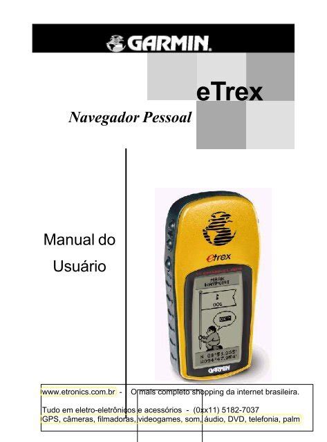 Gps garmin etrex manual em portugues. - Lancia delta integrale manuale di riparazione officina per tutti i modelli del 1986 1993.
