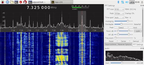 Gqrx raspberry pi.  This specific example includes several optional components such as the Sun...