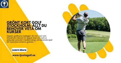 Grönt kort golf stockholm