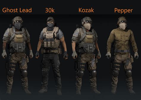 Here's two of my favorite outfits.The first is inspired by the South African Special Forces, Recces, particularly the unit 5R or 5th Recce & The second is heavily inspired by the attack team from Metal Gear Solid 2's Attack Team, it seems they were inspired by SVR Vympel or Zaslon. South African Recce 5R Metal Gear Solid 2 Attack Team. Recce. MGS 2. 