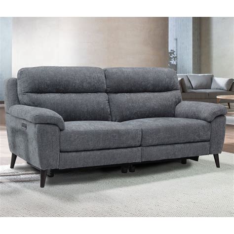 Grace Charcoal Fabric Power Reclining Sectional Sofa £1399.99 …