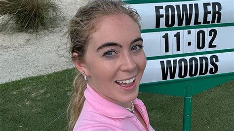 GOLF influencer Grace Charis has battled the sizzling temperature