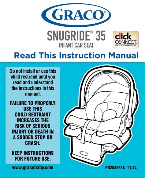 EXTON PA 1931 1-888-224-5649 Made in U.S.A. Graco® SnugRide® SnugFit™ 35 LX Infant Car Seat features an Anti-Rebound Bar, which provides an additional layer of rear-facing safety. Features SnugLock™ technology for easy installation and a 5-position adjustable base. The car seat is Graco® ProtectPlus Engineered™ to help protect in ...
