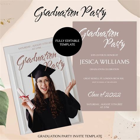 Grad Party Invite Templates