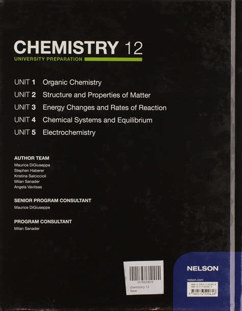 Grade 12 nelson chemistry textbook answers. - I bulgari nella pianura serrata ricerche e documenti.
