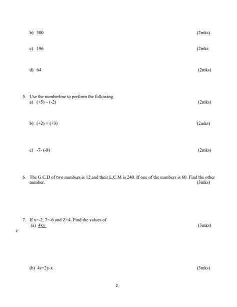 Grade 8 mathematics questions and answers pdf term 2.  This Grade 8 Maths Test...