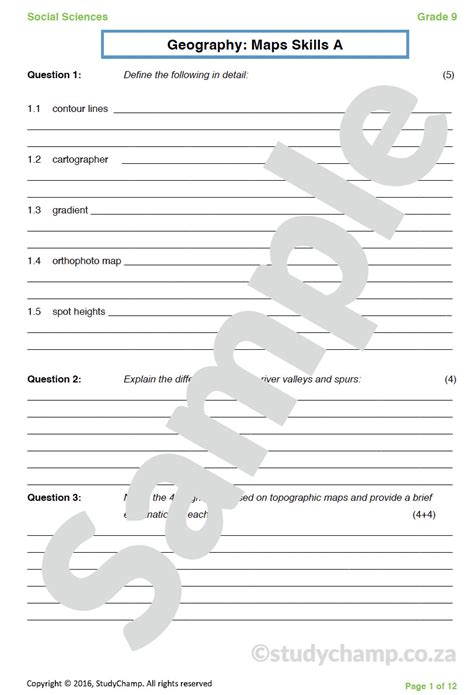 Grade 9 geography mapping skills test.  grade (third-person singular simple present grades, pr...