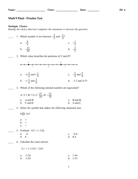 Grade 9 math final exam ontario answer key.  It provides instructions for the exam fo...