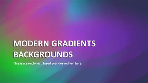 Gradient Designs PowerPoint Backgrounds SlideModel
