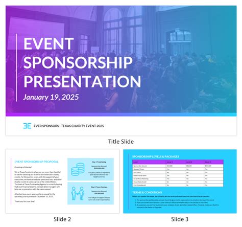 Gradient Event Sponsorship Presentation Template