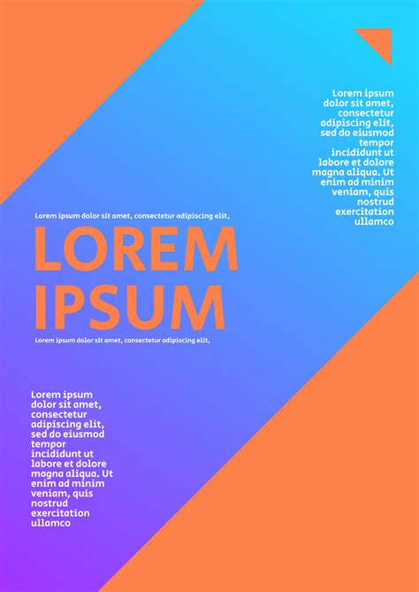 Gradient Poster Poster Template - Visual Paradigm