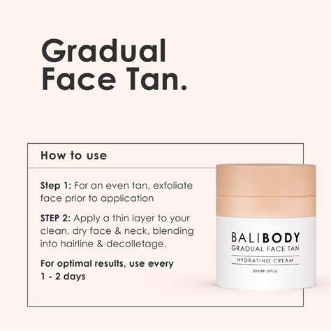 Gradual Face Tan – Bali Body US