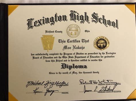 This achievement is listed on the diplomas and transcripts as part of the graduation requirements. A GPA of 3.02 to 3.49 is also considered a “High Distinction” graduate, in addition to being considered a graduate with a 3.02 to 3.49 GPA. Graduates with a GPA of 3.8 or higher are referred to as “With Distinction” graduates.. 