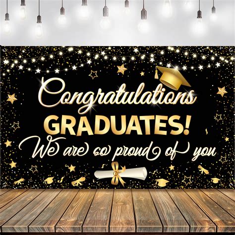 Graduation Backdrop 2024 Modern Graduation Photo Backdrop