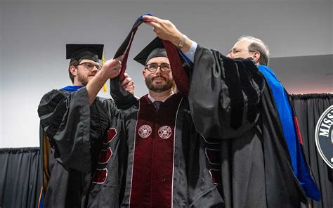 All degree recipients who wish to participate in the Hooding and Recognition Ceremony must register by April 28, 2023. This deadline applies to all those wishing to participate in the Hooding and Recognition Ceremony, including those defending between April 28 and May 12, 2023.. 