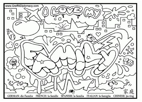 Graffiti Coloring Book For Kids and Adult: Coloring …