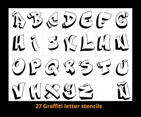 Graffiti Letter Templates