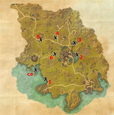 Glenumbra Treasure Maps for Elder Scrolls Online (ESO) are special consumables that lead the player to treasure chests. This ESO Glenumbra Treasure Map Guide has maps for all of the treasure locations in this region. You can click the map to open it to full size. The links below will open a page that displays all known info about …. 