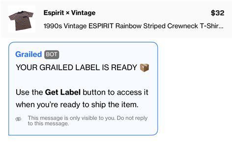 Eligible Sellers may use, and certain Sellers may be required to use, our "Grailed Labels" service to select a shipping rate, download a shipping label, and track their package; …
