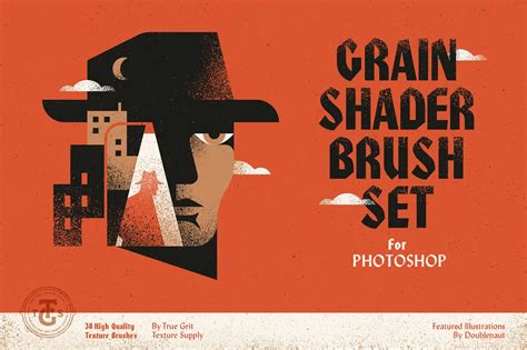 Grain Shader Brushes For Photoshop - YouWorkForThem