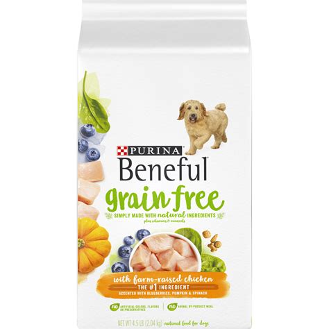 Grain free puppy food. Grain free and low carb do not go hand in hand. To replace grains, grain-free pet foods often use ingredients such as potatoes, sweet potatoes, lentils, quinoa and peas. In fact, some grain-free pet foods contain carbohydrate levels similar to or even higher than dog food containing grains. 