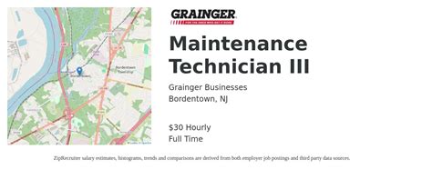 Grainger Maintenance Technician II in Bordentown, NJ