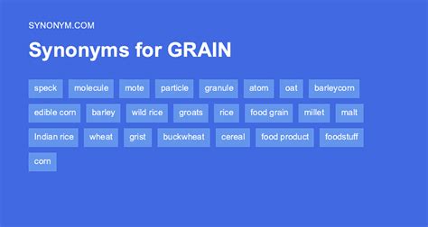 Grains Synonyms: 34 Synonyms and Antonyms for Grains