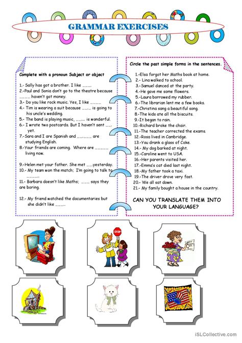 Grammar Exercises Grammar Exercises English Grammar Exercises English Grammar