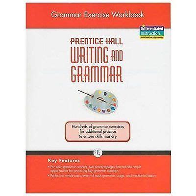 Read Grammar Exercise Workbook Grade 8 By Prentice Hall