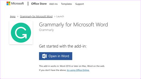 Grammarly For Word