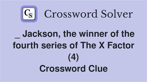 Grammy winner Jackson crossword clue