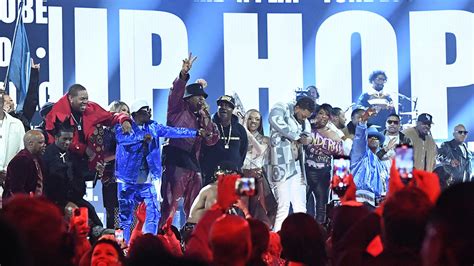 Grammys 50 years of hip hop. Feb 6, 2023 · The Grammy Awards celebrated the 50th anniversary of hip-hop Sunday night with a 14-minute performance, packed with luminaries from the genre’s past and present.. More than 20 of hip-hop’s ... 