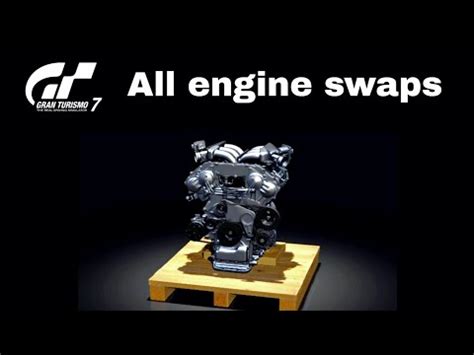 An engine swap within Gran Turismo 7 is where you place