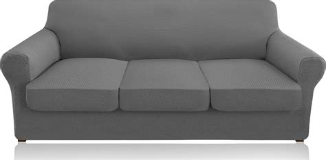 Granbest 4 Piece High Stretch Couch Covers for 3 …