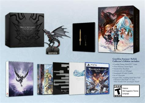Granblue fantasy relink collectors edition. Granblue Fantasy Relink Collector’s Edition Sony PS5 PlayStation 5 NEW *PRESALE* RC's Toy Chest (2705) 97.1% positive; Seller's other items Seller's other items; Contact seller; US $274.95. or Best Offer. No Interest if paid in full in 6 mo on $99+ with PayPal Credit* Condition: Brand New Brand New. 